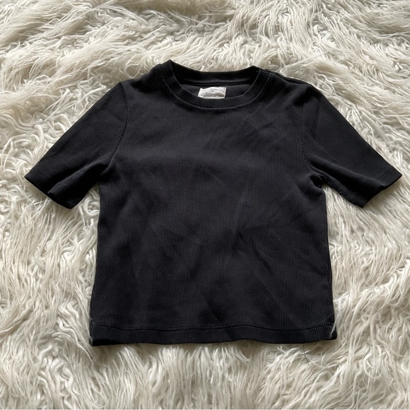 For Days‎ Ribbed Cropped Tee - Picture 1 of 4